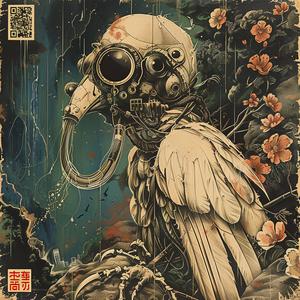 bird  mechanical  head  chromolithography  surreal  innovative  imaginative  creative  illustration  unique 1053512