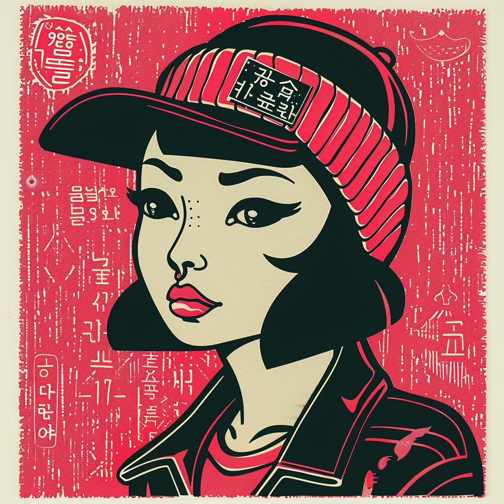 streetwise  anthropomorphic  female  minimal  girl  urban  hat  jacket  graphic  design 957014