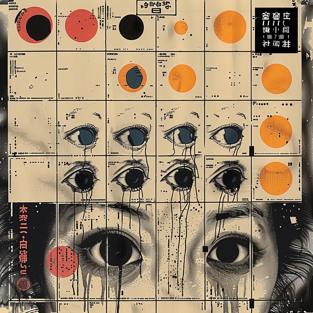 woman  face  eyes  poster  surreal  collage  hyper-realistic  ToshioSaeki  art  dark 960231