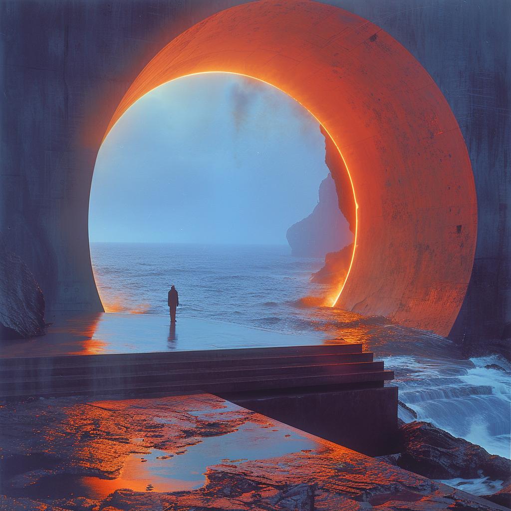 photo  double  exposure  surreal  lighting  sci-fi  NYC  futuristic  scope  orangetunnel 1031382