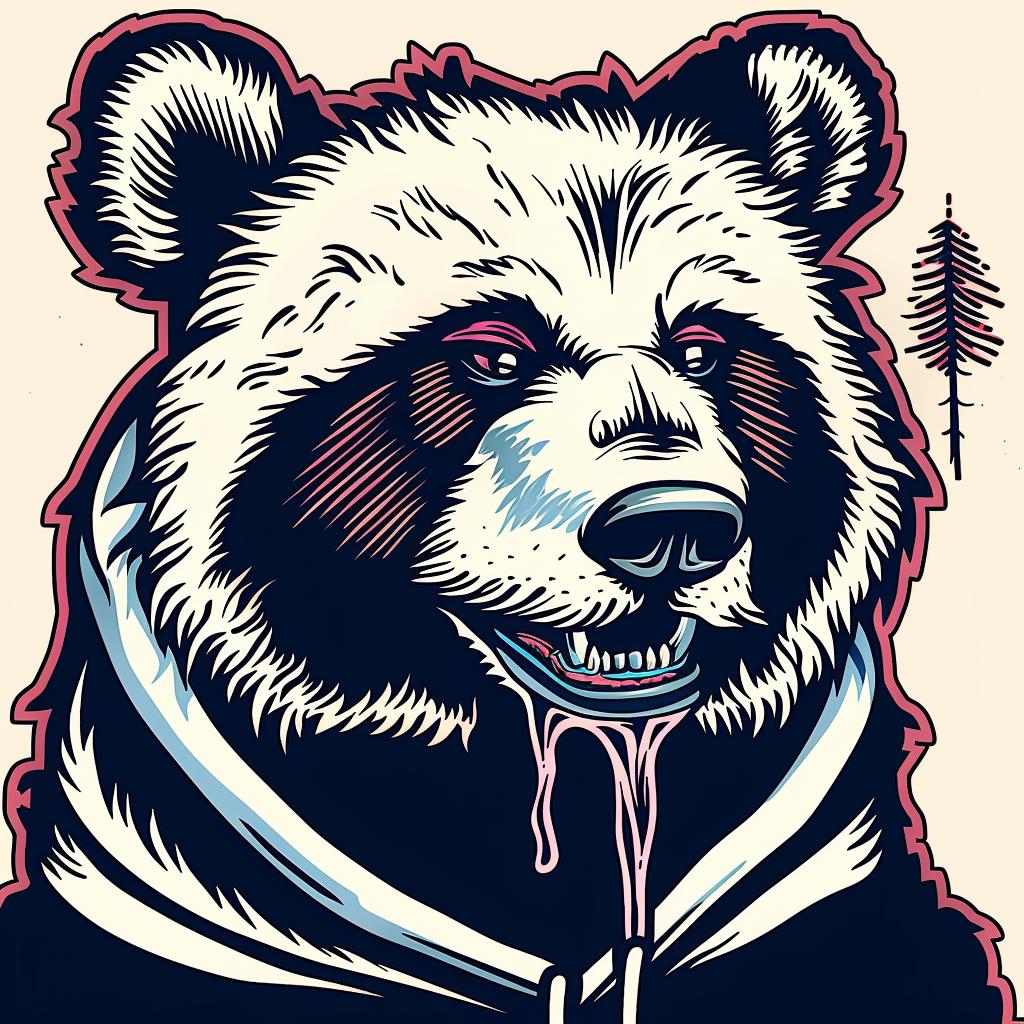 panda  bear  hoodie  cute  casual  animal  character  playful  illustration  style 962434