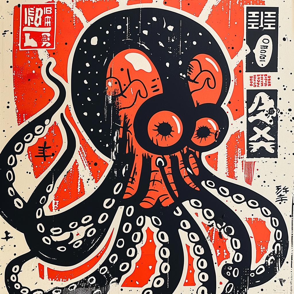 octopus  poster  collage  art  vintage  design  abstract  expressionism  creativity  streetculture 949625