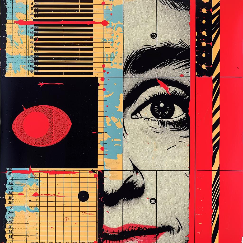 woman  face  red  black  background  graphic  design  Obey  Shepard  Fairey 969106