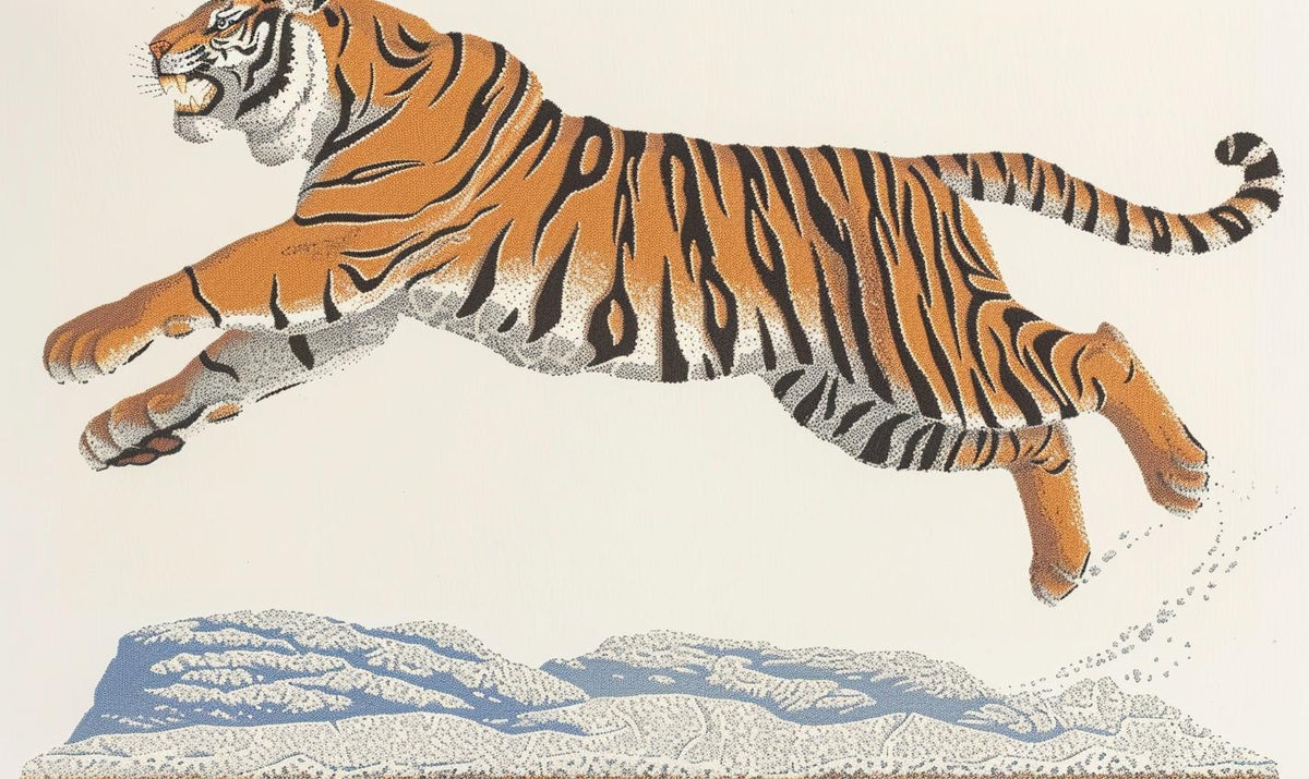 tiger  jumping  mountain  action  wildlife  outdoors  dynamic  nature  feline  adventure 961015