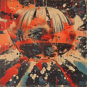 chromolithography  paint  splatters  colorful  ball  abstract  dynamic  artistic  vivid  creative 1040409
