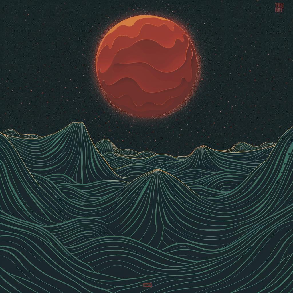 album  art  ocean  moon  teal  orange  sunrise  galaxy  flowerpunk  pulsar 941664