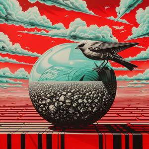 chromolithography  minimal  bird  ball  composition  El Lissitzky  Mc Escher  Rodchenko  simplistic  surreal 1037767