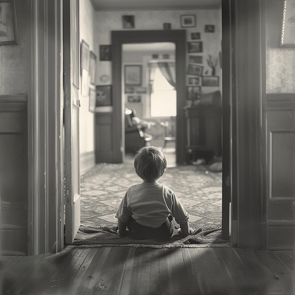 double  exposure  photo  lifestyle  boy  doorway  light  interior  child  sitting 1027383
