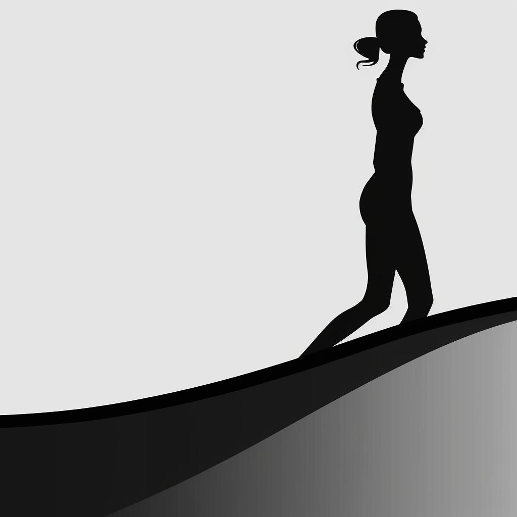 woman  walking  profile  minimal  symbolic  blackandwhite  clipart  silhouette  abstract  motion 953741