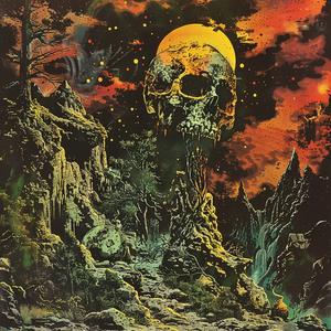 surreal  moon  dark  occult  technicolor  symbolist  Risograph  screenprinting  album  cover 1078692