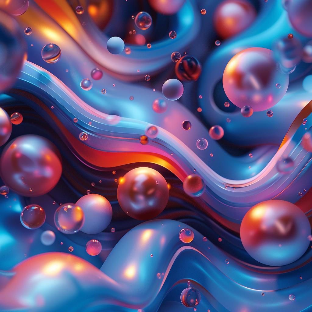 abstract  3D  colorful  bubbles  background  commercial  trendy  advertising  vibrant  modern 960108