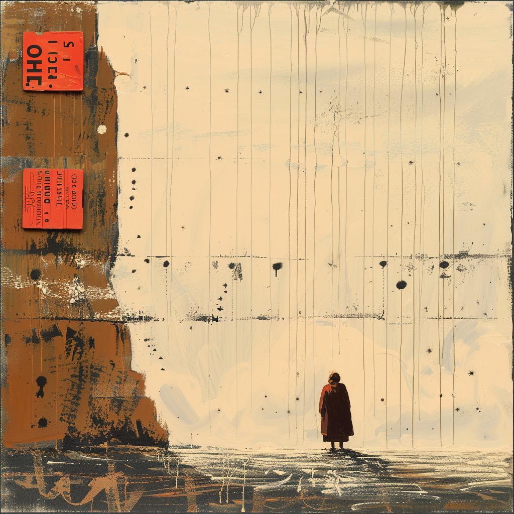 painting  man  building  walking  palette  knife  dudok  dewit  stylize  color 975418