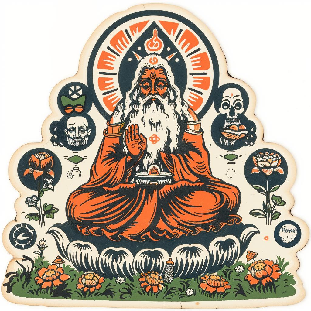 art  provocative  design  sticker  meditative  colorful  image  lotus  state  metaphysical 934607
