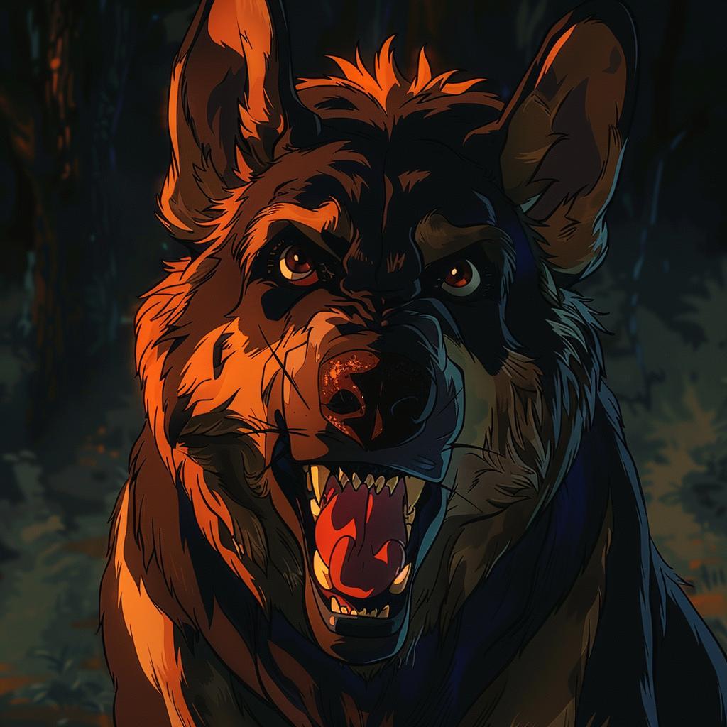 cartoon  dog  ominous  fierce  style  2D  Ralph  Bakshi  McFarlane  animal 971192
