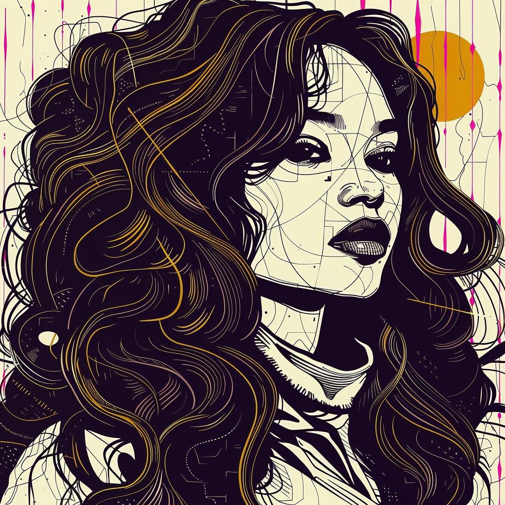 Pop Art  Viola  Davis  African-American  model  long hair  white  background  poster  sun 938947