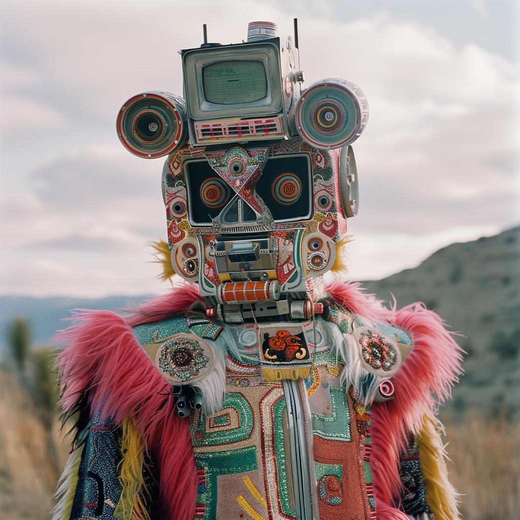 robot  colorful  portrait  costume  transhumanism  minimalist  desert  technology  artistic  creative 938436