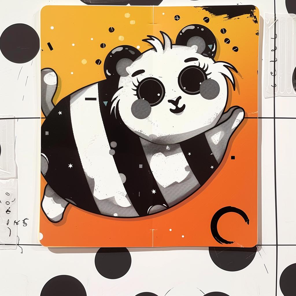 panda  bear  calendar  polka  dots  art  playful  colorful  nature  design 1020506