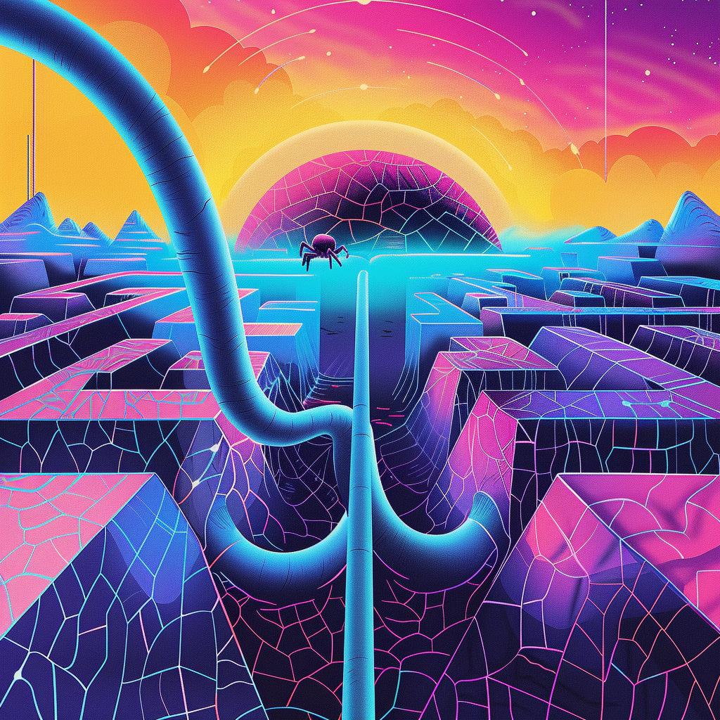 psychedelic  poster  maze  background  art  colorful  abstract  design  surreal  pattern 967692