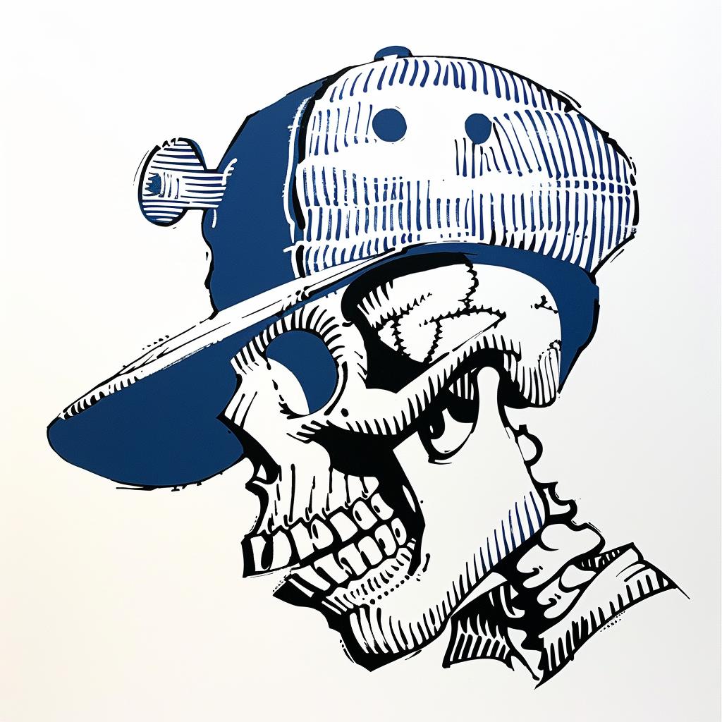 skull  baseballcap  drawing  cartoon  skeleton  humor  illustration  playful  fashion  character 1027916