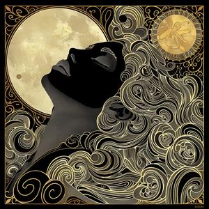 moon  woman  long  hair  creative  surreal  artwork  design  illustration  colorful 1079663