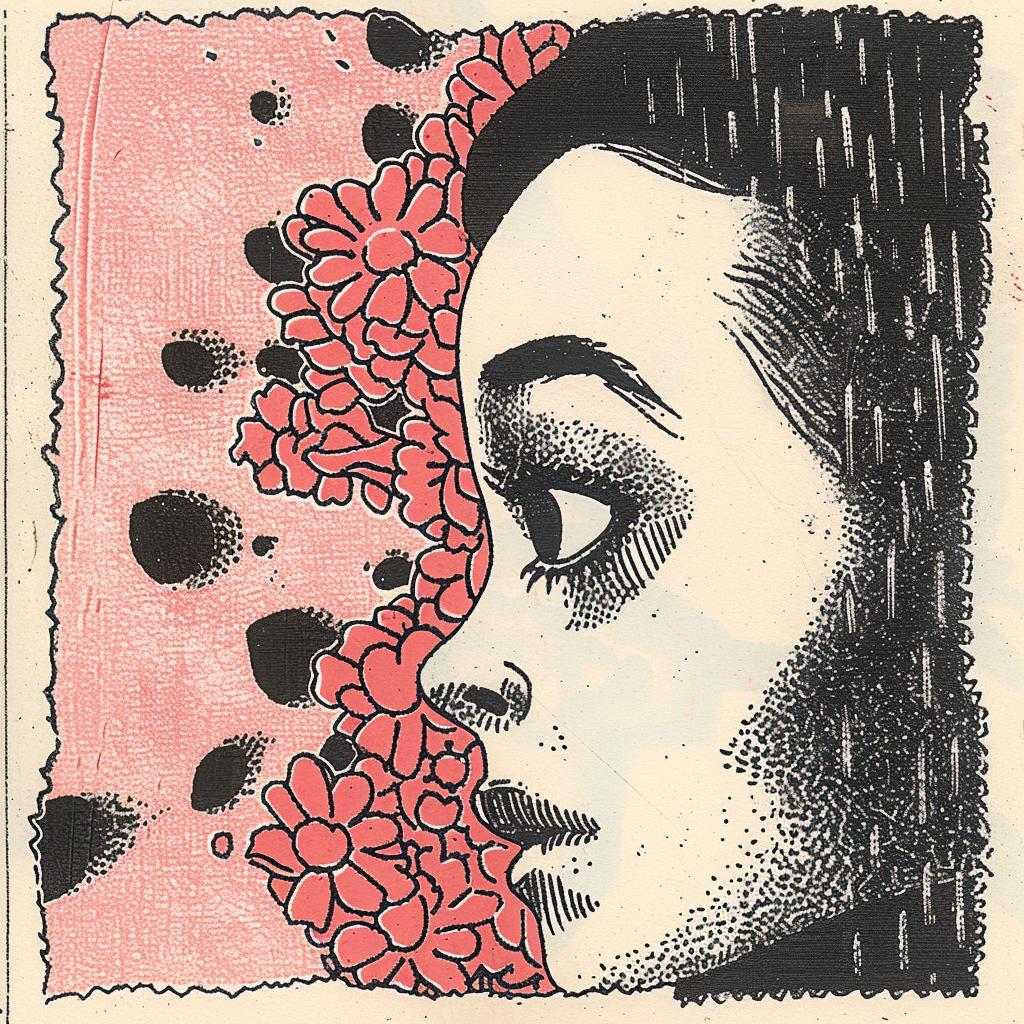 drawing  woman  flowers  Ukiyo-e  surreal  symbolism  art  visual  style  creative 916913