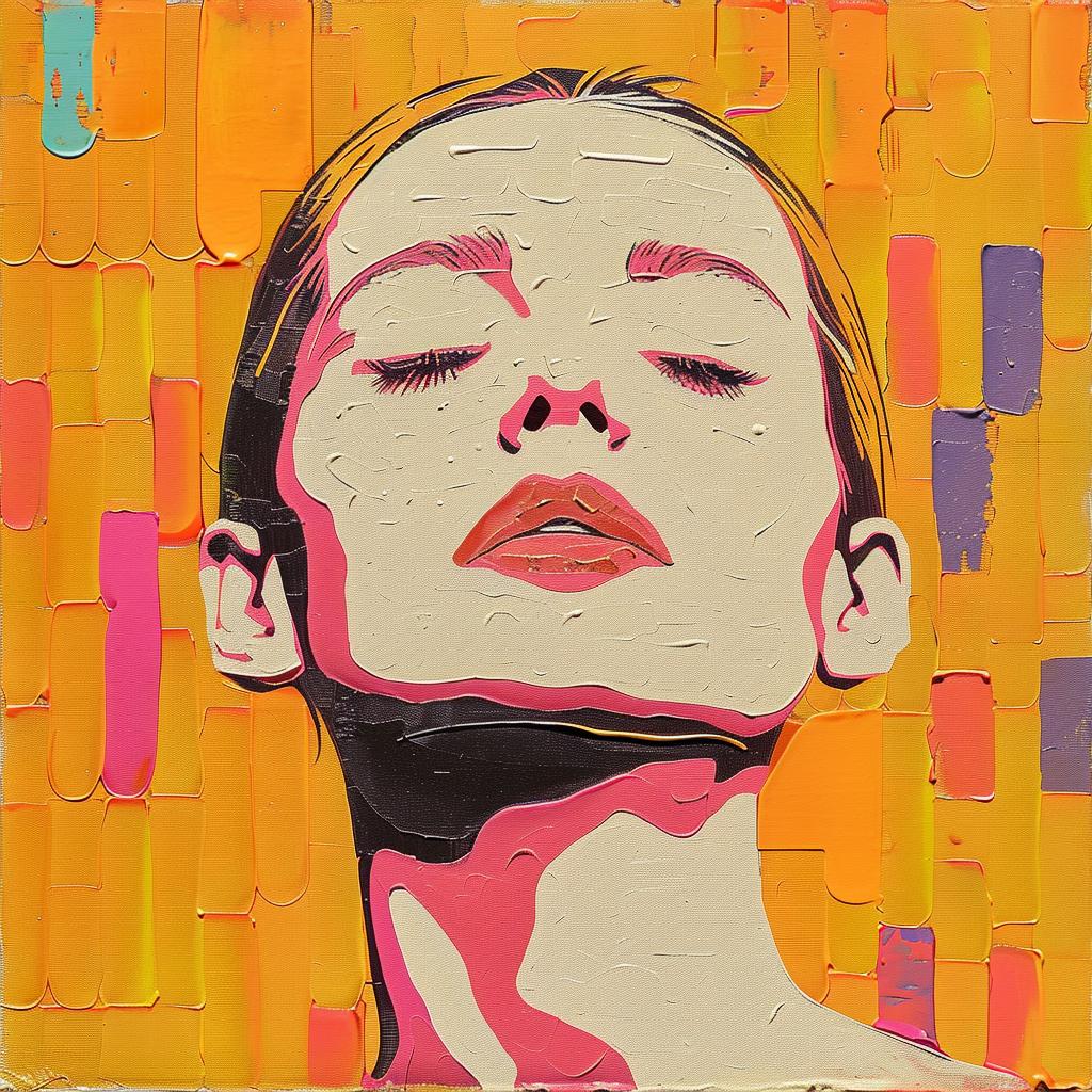 woman  bright  colors  painting  art  vibrant  style  expression  portrait  design 950631