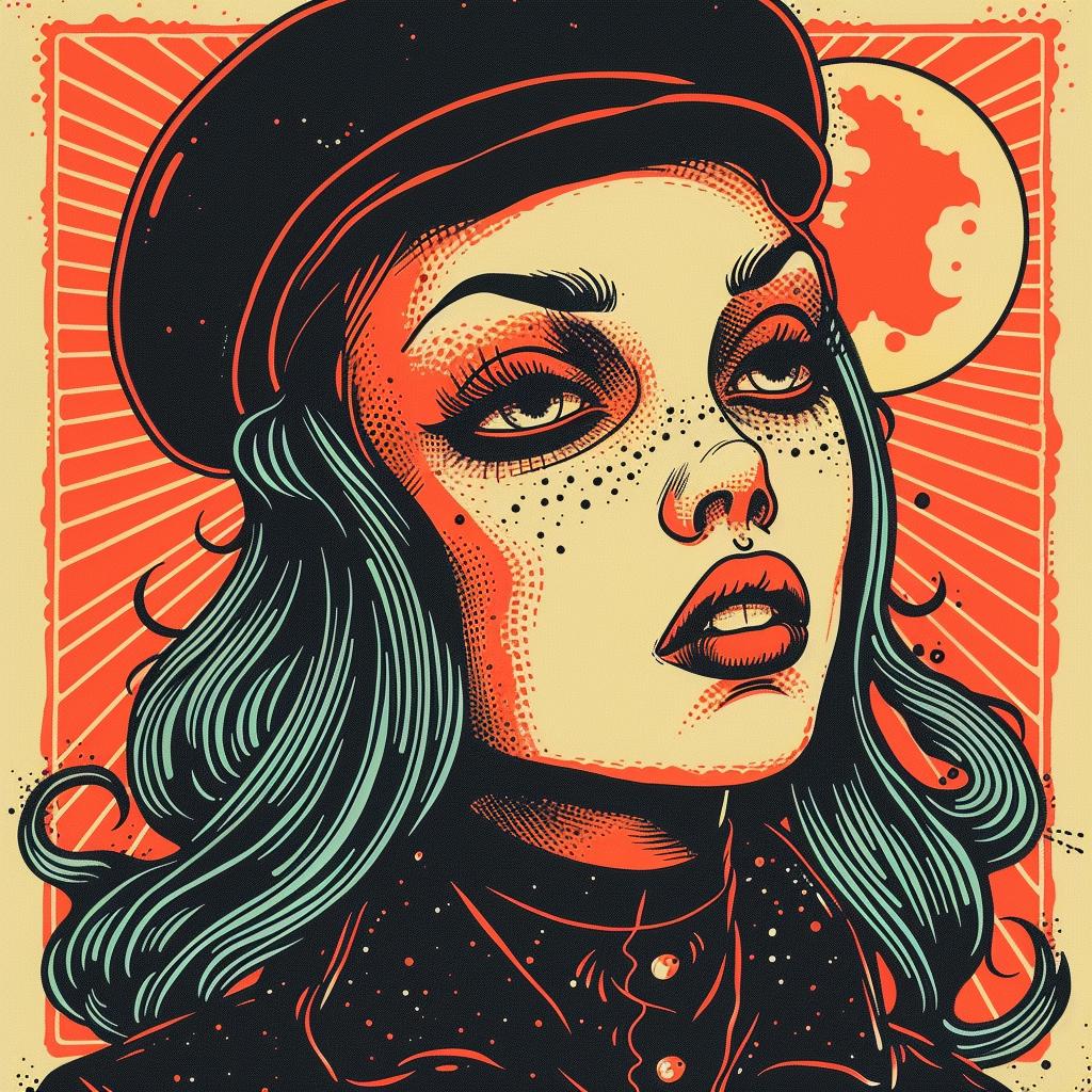 ملصق جاكيت قبعة للبنات من BeckyCloonan، أزياء شبابية نابضة بالحياة، 929788