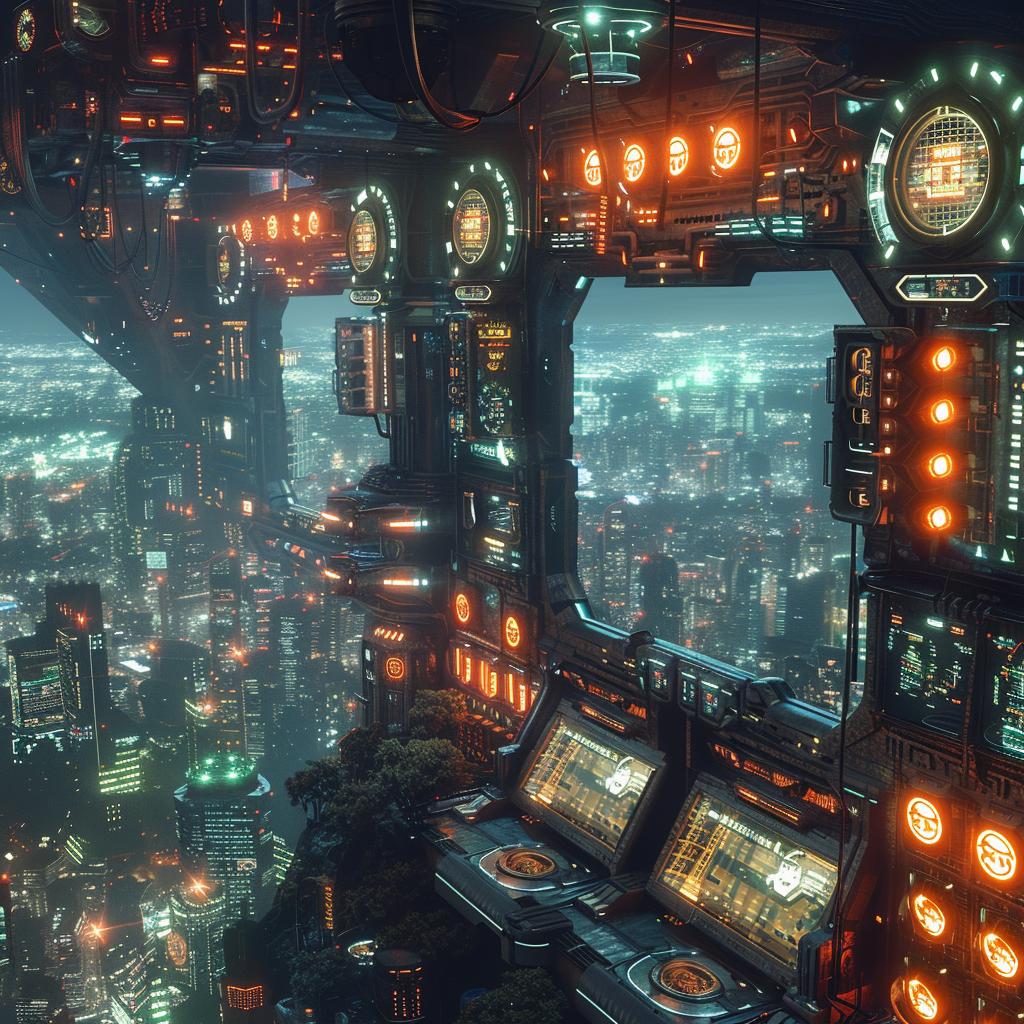futuristic  city  lights  people  vibrant  urban  surreal  technology  design  modern 1028809