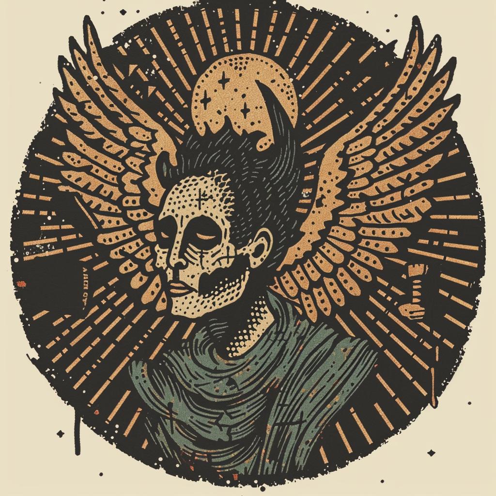 provocative  art  skull  wings  crown  dark  occult  spiritual  naturalistic  terror 935055