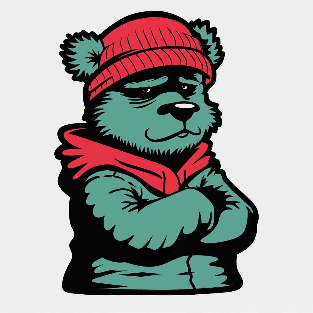 aggressive  animal  street  bear  hat  jacket  cartoon  urban  minimal  simple 956187