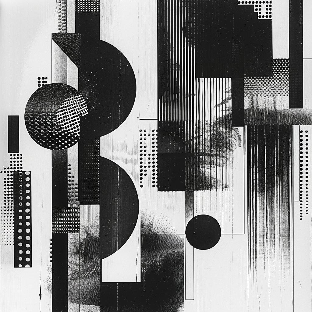 black  white  abstract  geometric  Bauhaus  Constructivism  lines  design  visual  artwork 961885