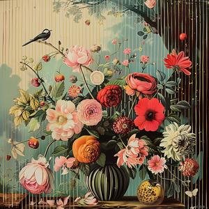 flowers  vase  stilllife  table  colorful  nature  home  art  decor  soft 1041303