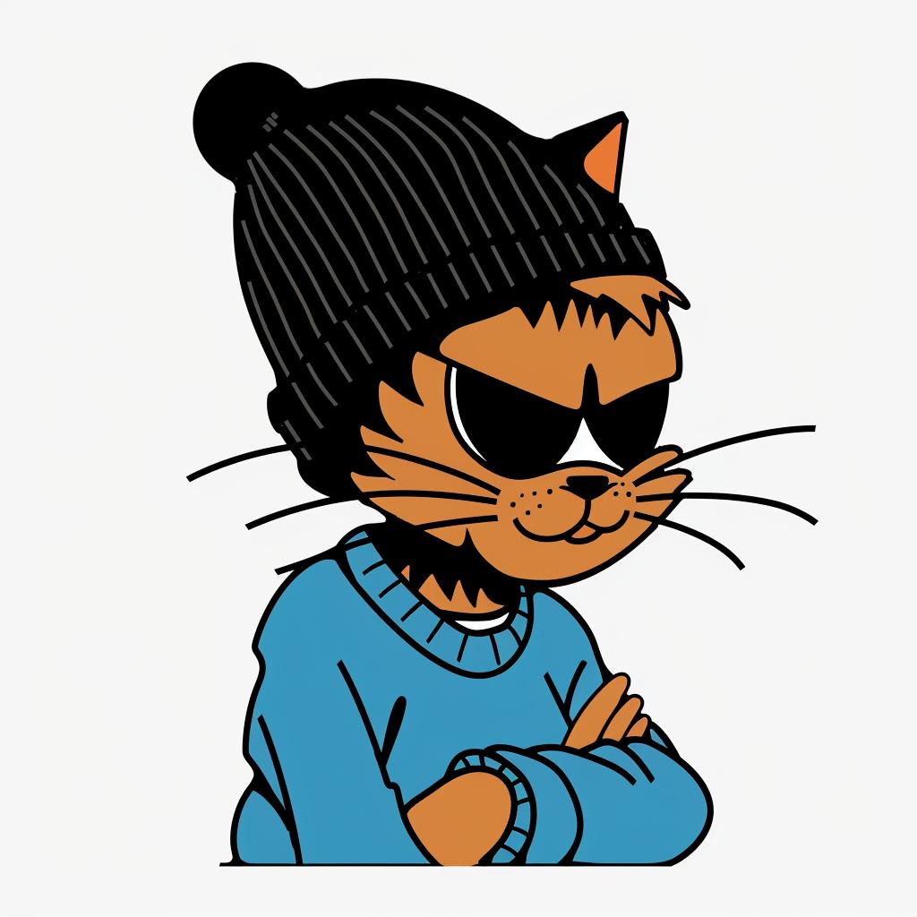 feline  aggressive  cartoon  cap  sunglasses  street  culture  minimal  urban  simple 958894