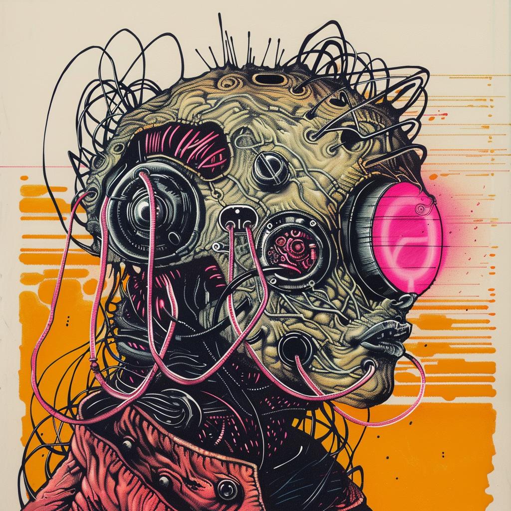 robot  head  pink  eyes  poster  sophisticated  futuristic  horror  monster  digital 945457