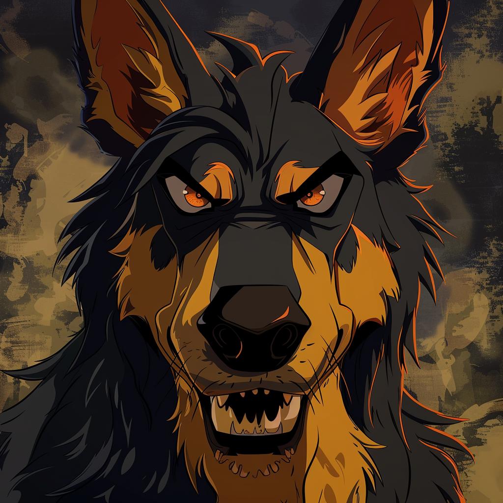 cartoon  dog  fierce  ominous  eyes  style  2D  Ralph  Bakshi  McFarlane 971188