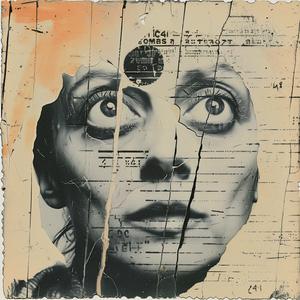 encaustic  paint  Picasso  Cahun  woman  face  art  portrait  abstract  expression 1065355