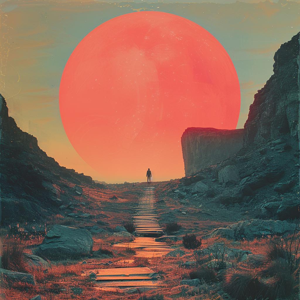 Tycho  album  art  double  exposure  surreal  lighting  natural  horror  hues 1031979