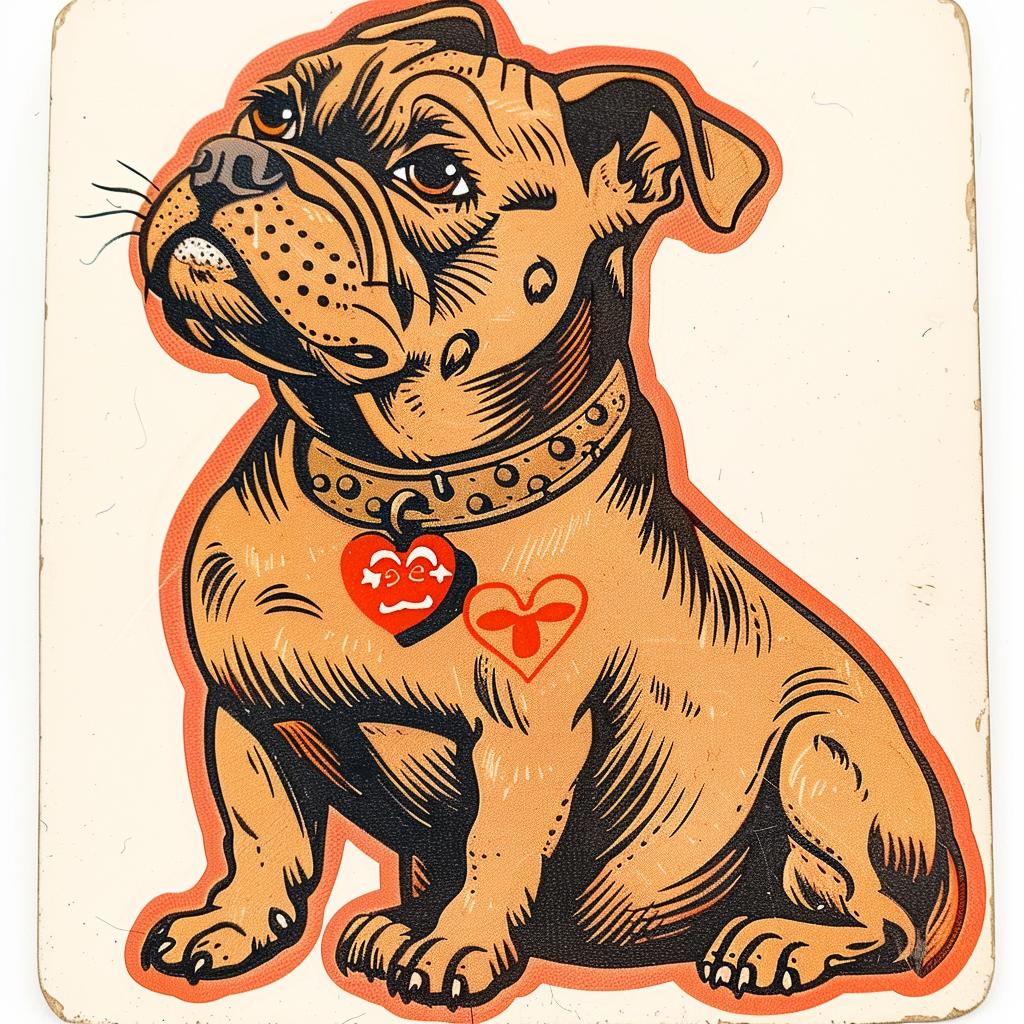 dog  Pitbull  playful  sitting  sticker  pet  illustration  adorable  canine  art 942894