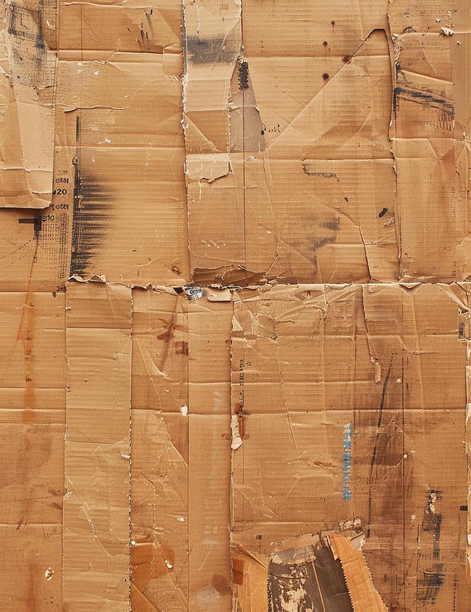 cardboard  texture  aged  close-up  wall  packing tape  stapled  stamped  urban  abstract 962254