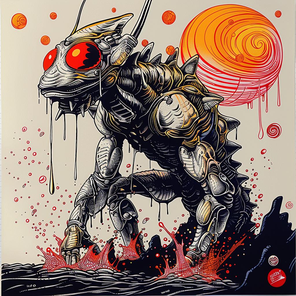 robot  poster  Japanese  graphic  illustration  design  art  futuristic  visual  colorful 948531