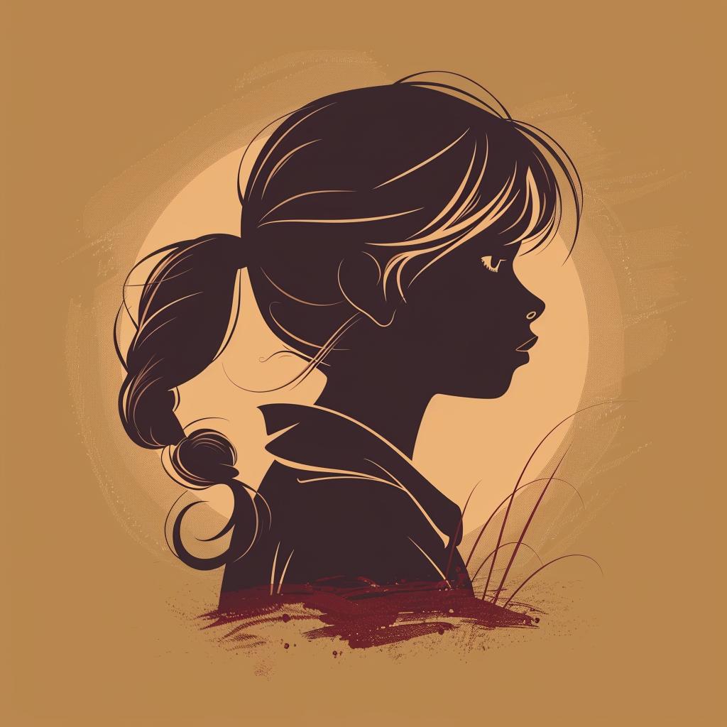 silhouette  girl  pigtails  age7  background  profile  child  hair  playful  youthful 953886