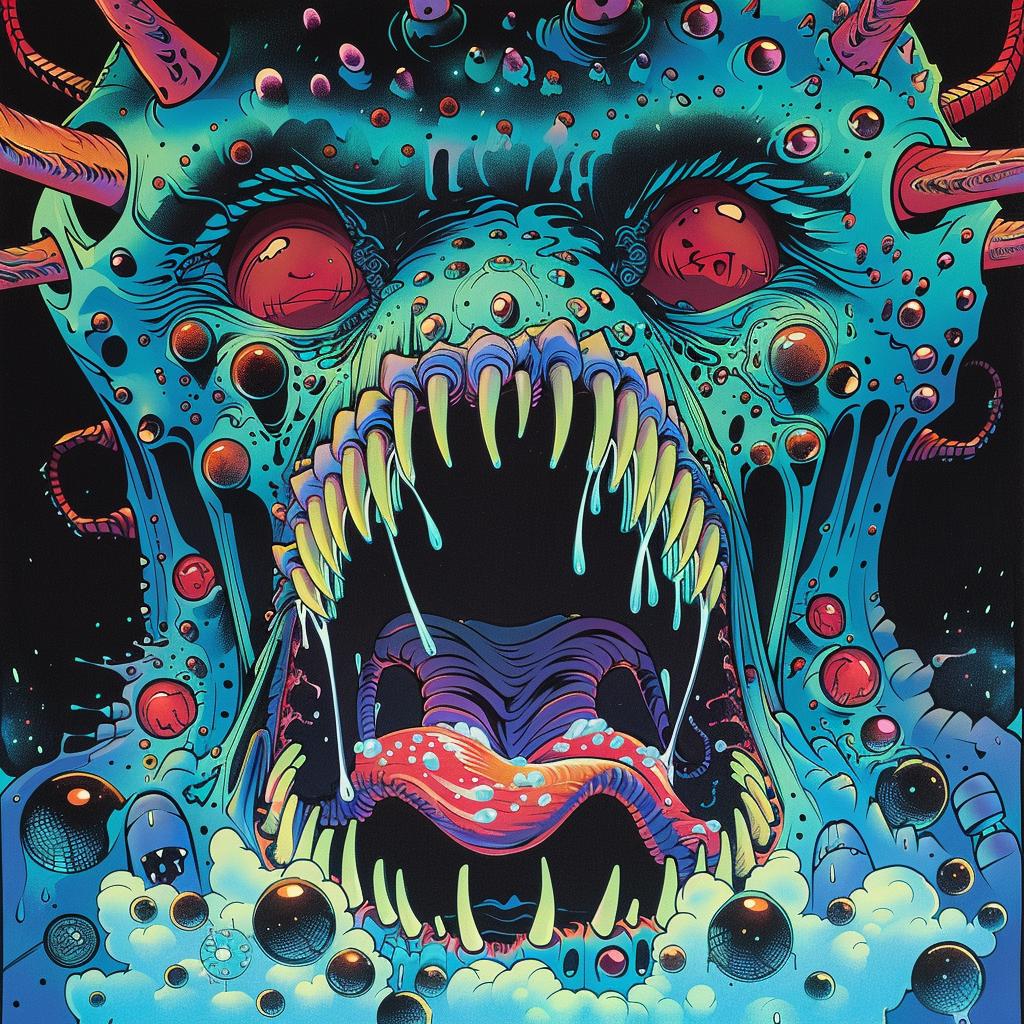 album  cover  1980s  Nychos  art  synthwave  design  geometric  minimal  style 960659