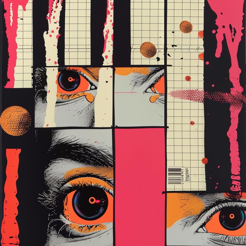 graphic  design  poster  woman  face  eyes  scream  colorful  artistic  conceptual 959891