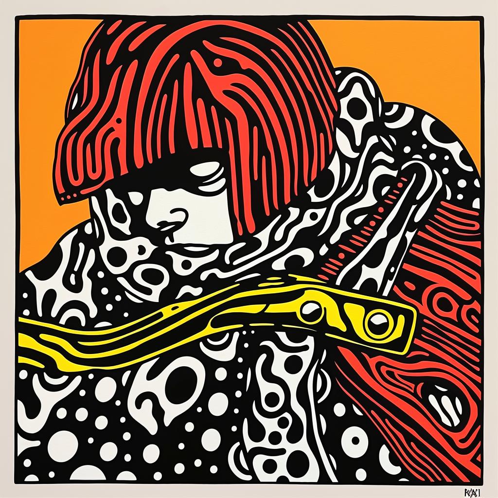 collage  poster  woman  red  black  outfit  graphic  modern  art  abstract 1023005
