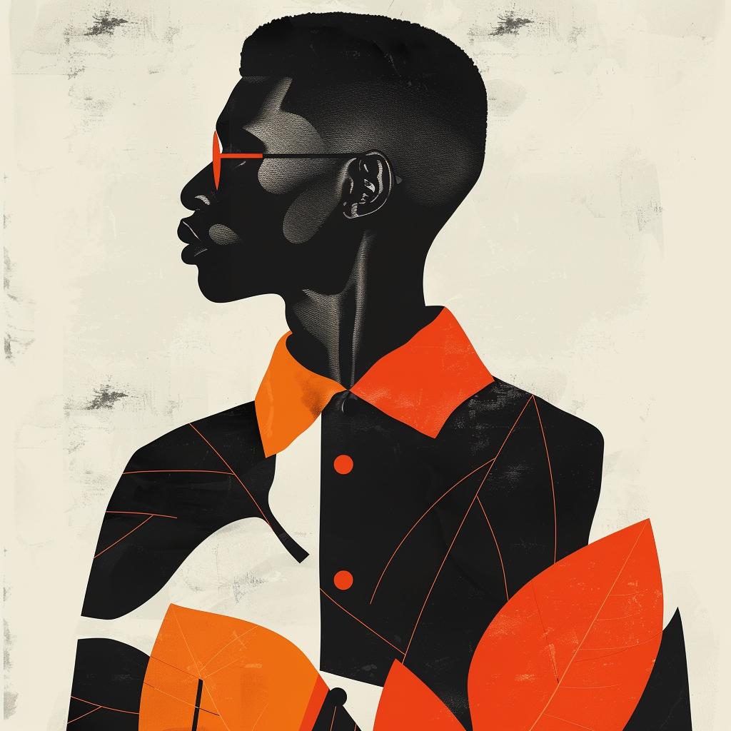 abstract  minimalist  portrait  geometric  elegance  colorful  stylish  modern  contrast  bold 929281