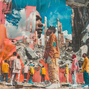 collage  surrealism  Yeezy  advertisements  2020s  modern  enigmatic  photo  montage  fashion 1041268