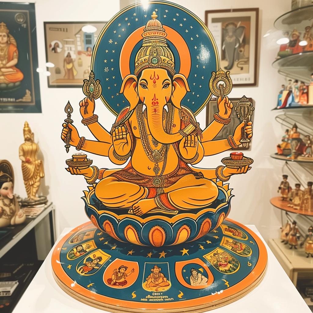 Lord  Ganesha  universe  elaborate  costumes  statue  store  provocative  art  Todd 935417