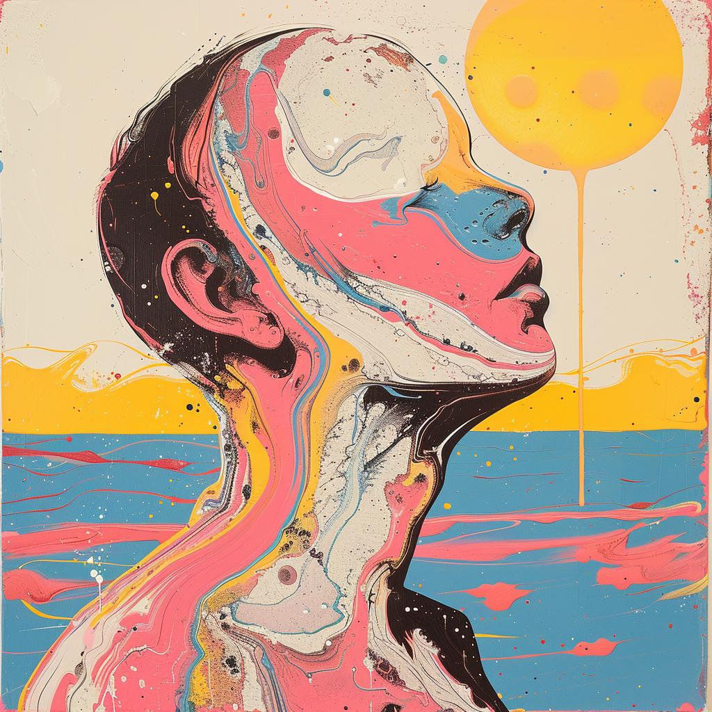 painting  woman  sun  background  surreal  art  design  creative  colorful  style 960555