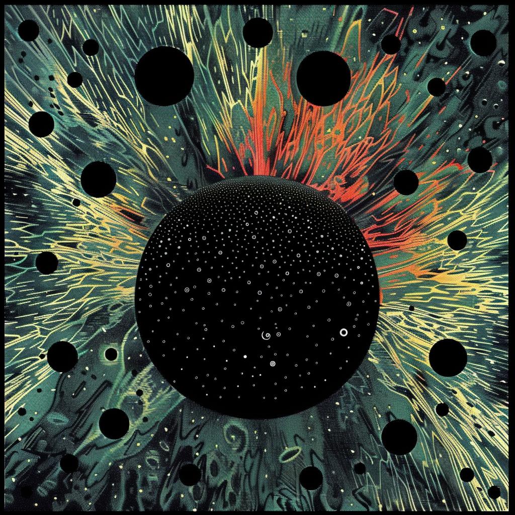 Tycho  album  art  glass  shattered  black  hole  cover  band  waves 1020910