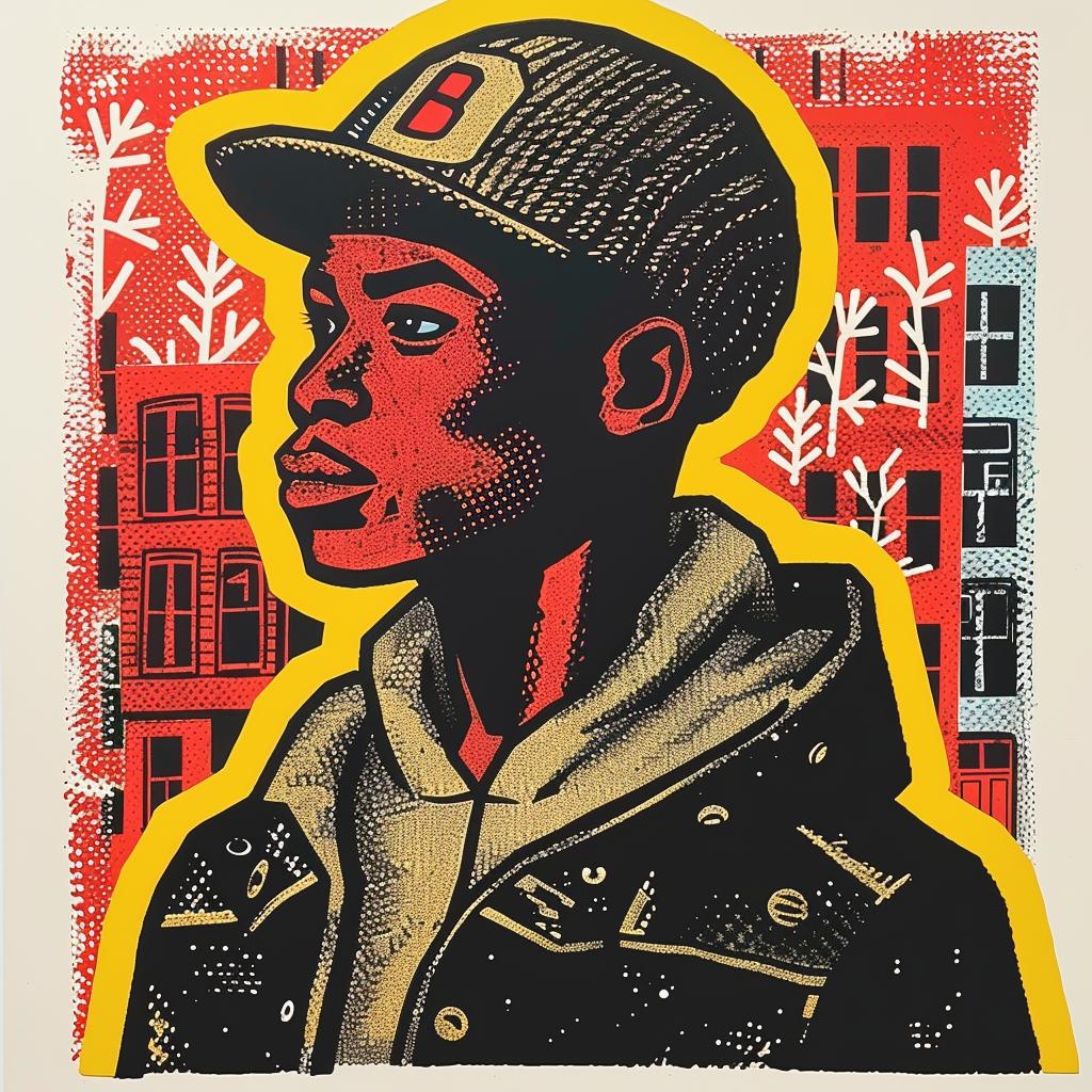 streetwise  anthropomorphic  culture  poster  urban  black  man  hat  jacket  aggressive 957292